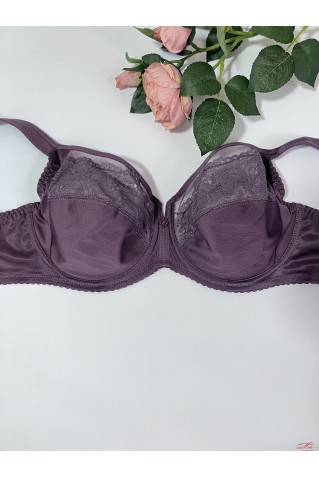 Бюстгальтер с мягкой чашкой и кружевом Lanny Mode 11268 фиолетовый